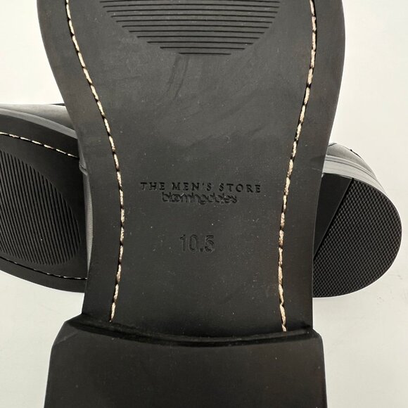 Bloomingdale’s Men’s Store Penny Loafer Black Size 10.5 Leather Slip On main image 11
